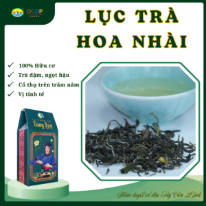 Lục trà shan ướp hoa Nhài – Hộp 100g